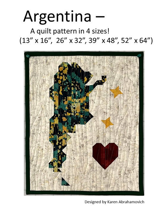 Argentina Quilt Pattern - 4 Sizes!