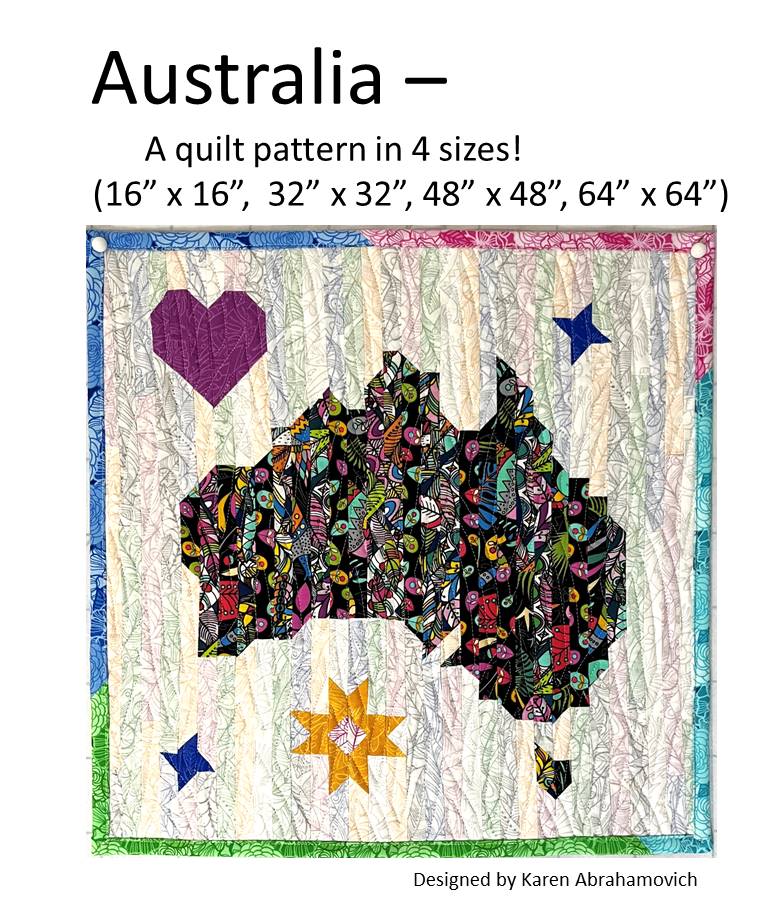 Australia Quilt Pattern - 4 Sizes!