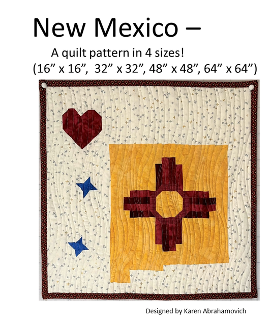 New Mexico Quilt Pattern - 4 sizes!