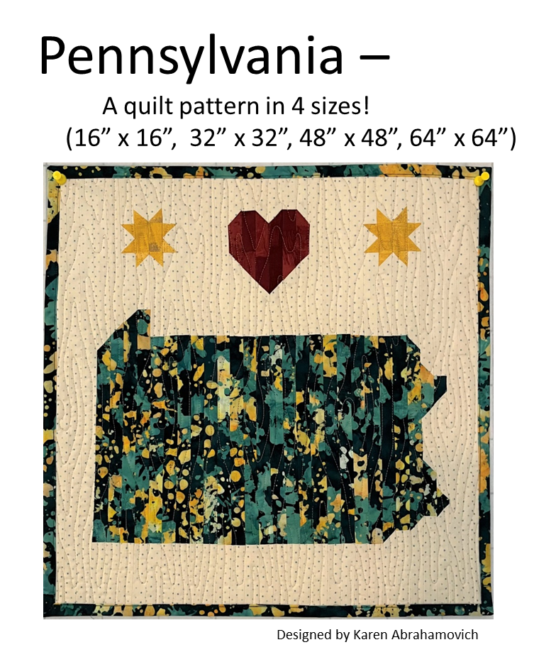 Pennsylvania Quilt Pattern - in 4 Sizes!