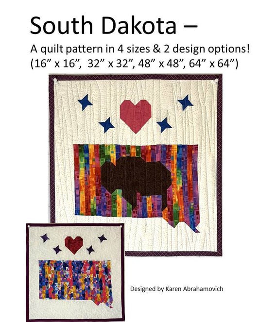 South Dakota Quilt Pattern - 4 Sizes!