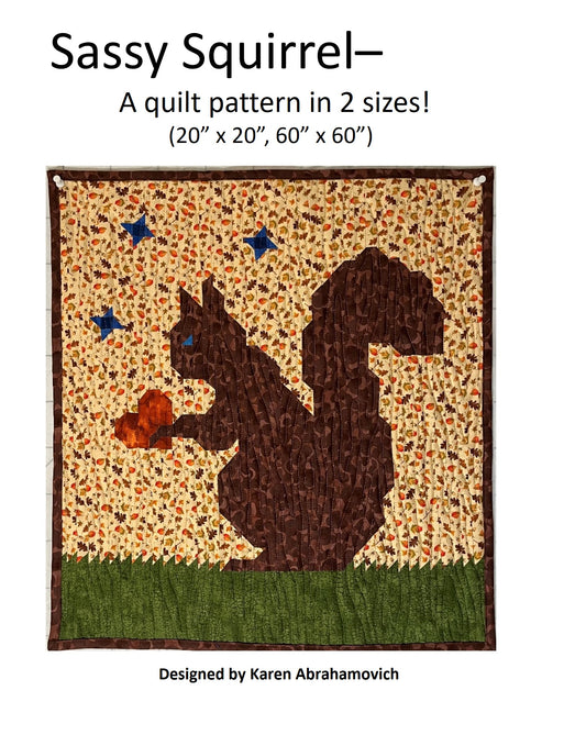 Sassy the Squirrel Quilt Pattern