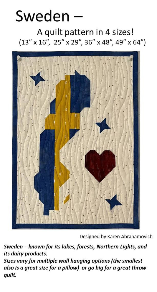 Sweden Quilt Pattern