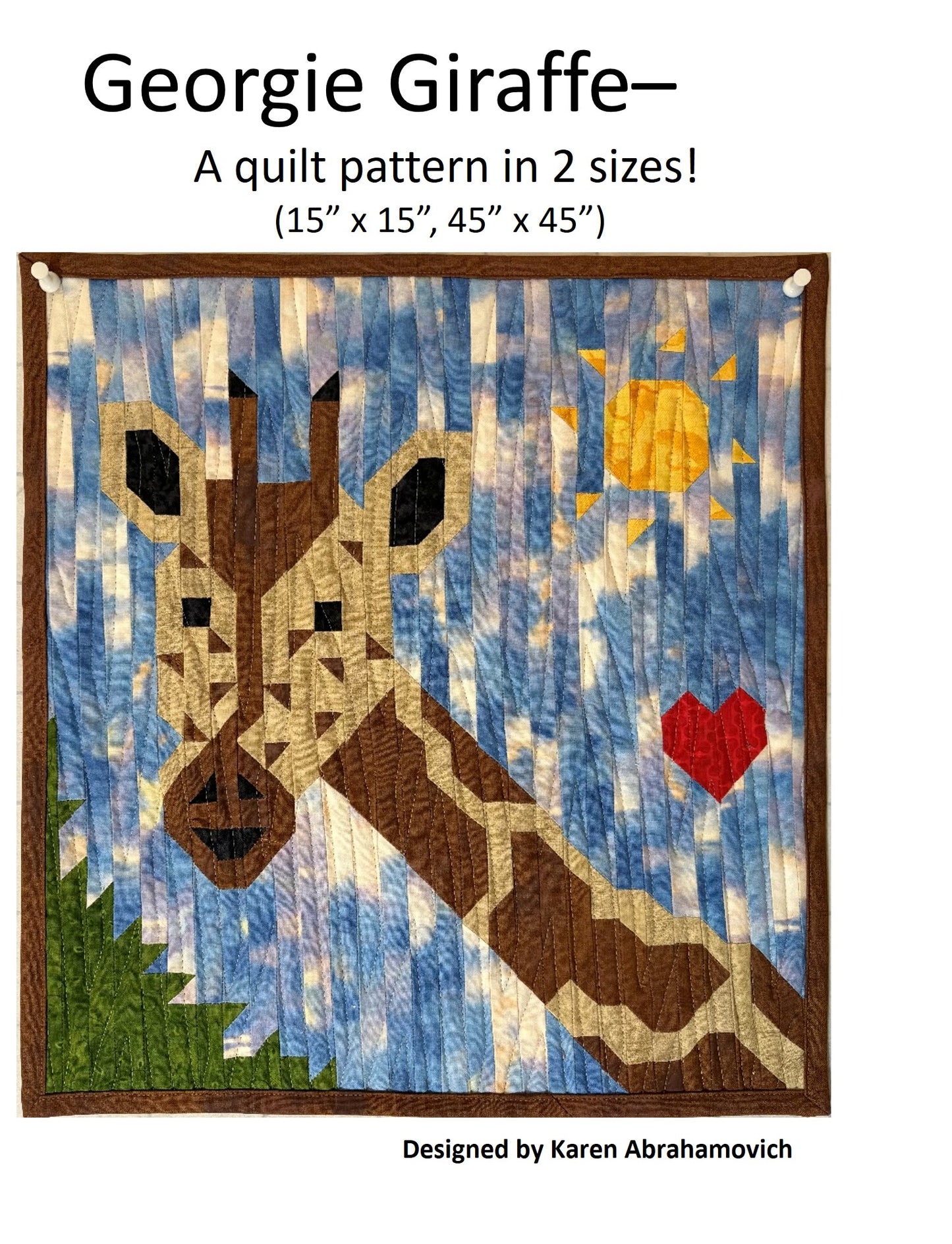 Georgie Giraffe Quilt Pattern