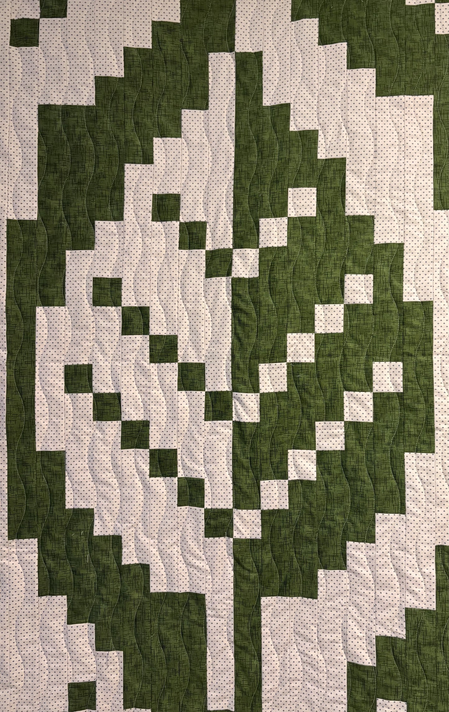 Leaf Reflection Quilt Pattern
