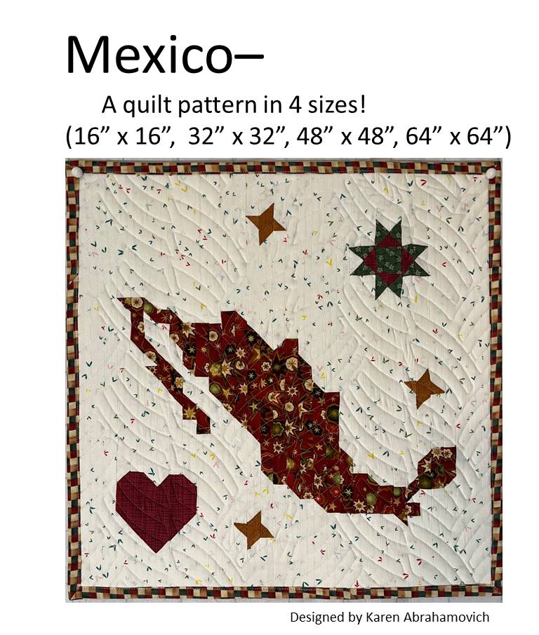 Mexico Quilt Pattern - 4 Sizes!