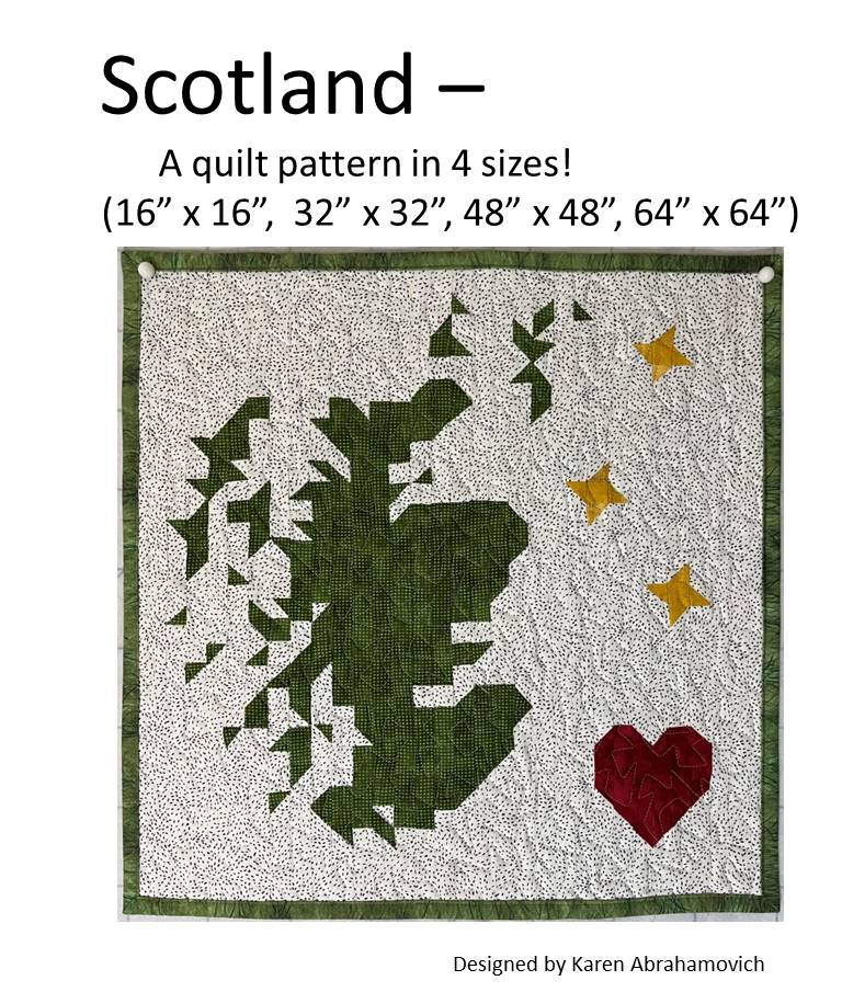 Scotland Quilt Pattern - 4 Sizes!