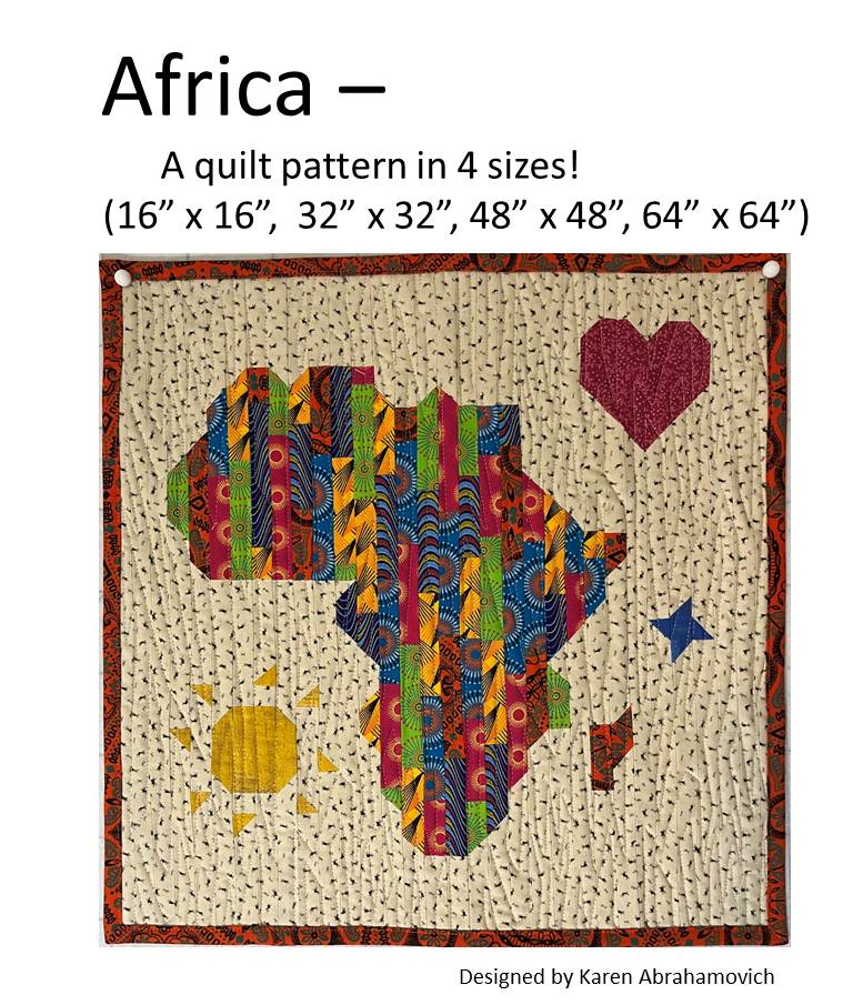 Africa Quilt Pattern - 4 Sizes!