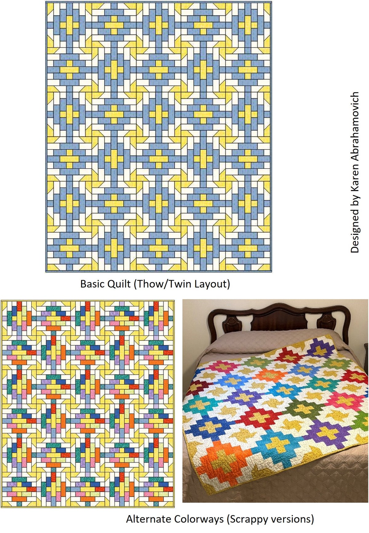 Link Quily Pattern Chain Linked Quilt Pattern – QuiltVtShop