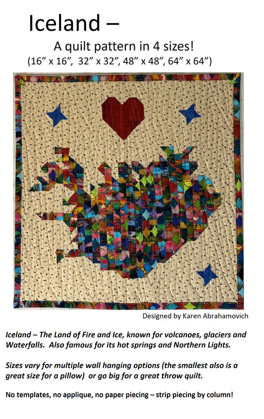 Iceland Quilt Pattern - 4 sizes!