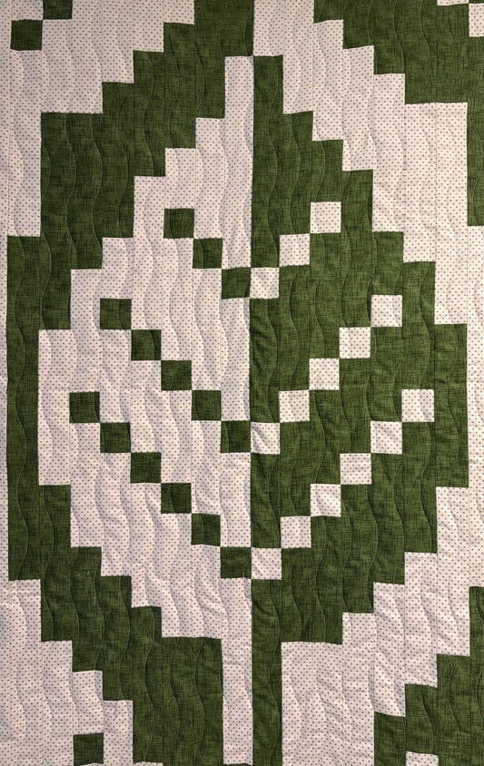 Leaf Reflection Quilt Pattern