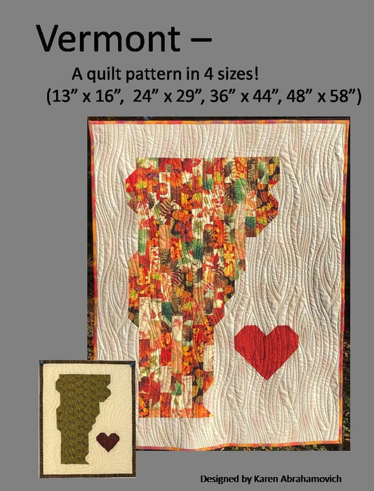 Vermont Quilt Pattern - 4 Sizes!