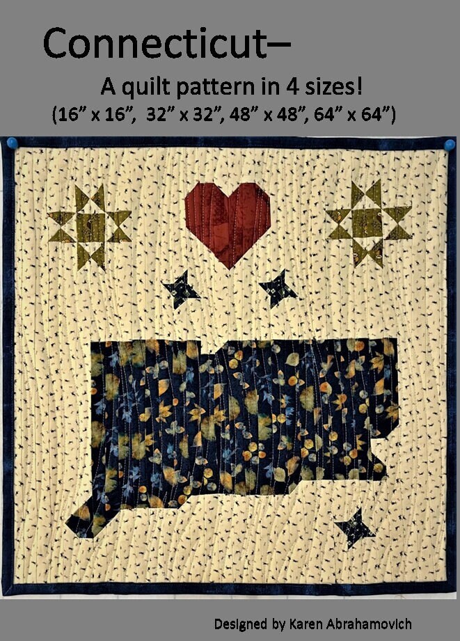 Connecticut Quilt Pattern - 4 Sizes!