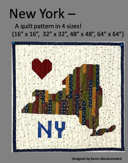 New York Quilt Pattern - 4 Sizes!