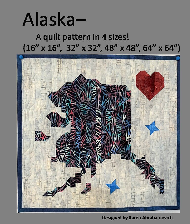 Alaska Quilt Pattern - 4 Sizes