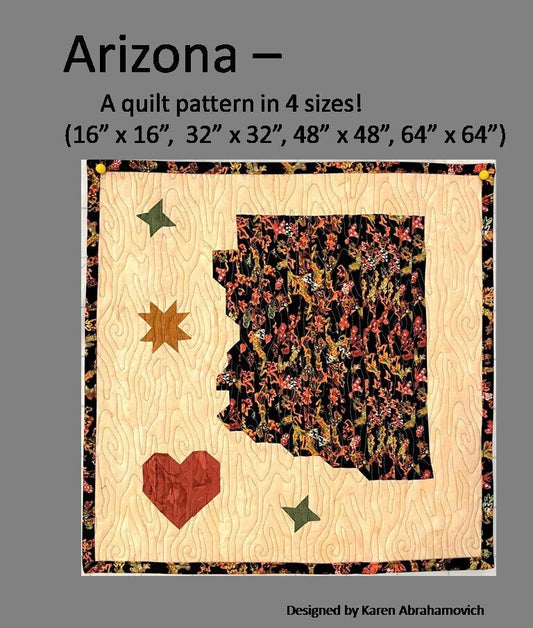 Arizona Quilt Pattern - 4 Sizes!