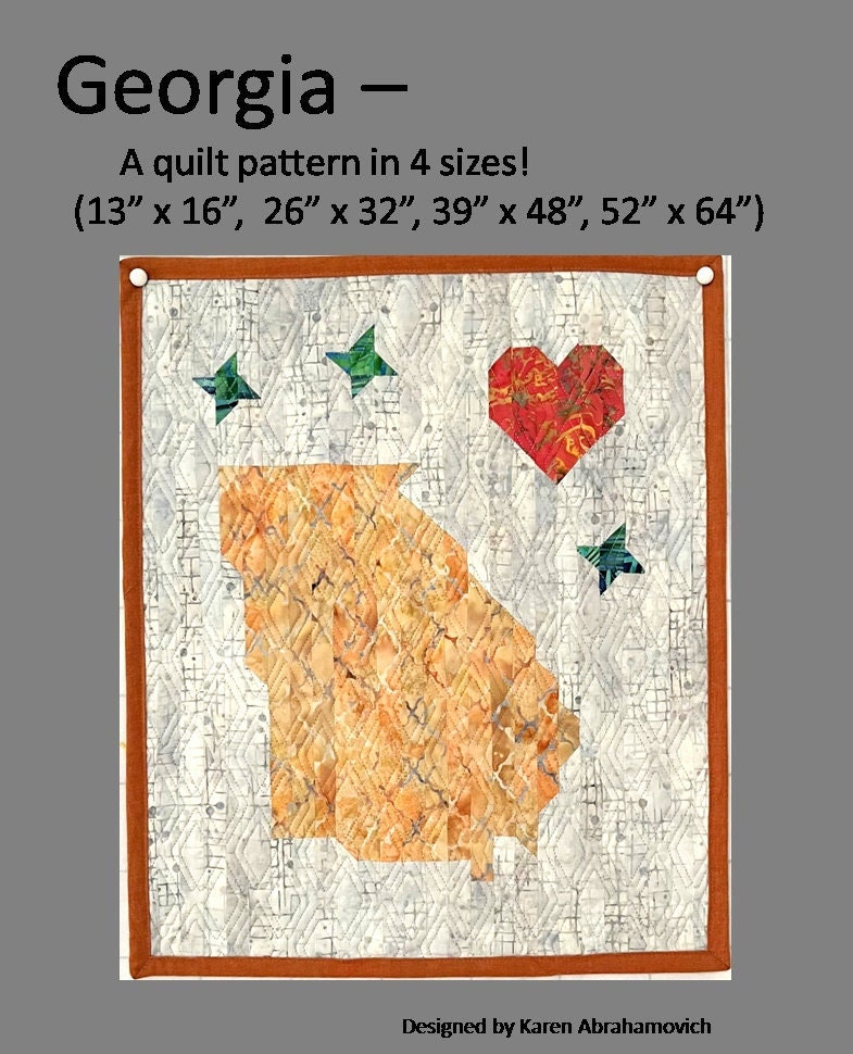 Georgia Quilt Pattern - 4 Sizes!