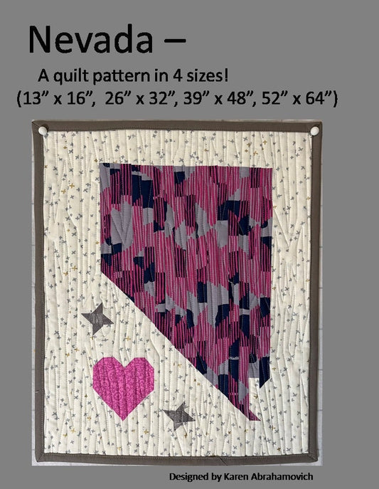 Nevada Quilt Pattern - 4 Sizes!