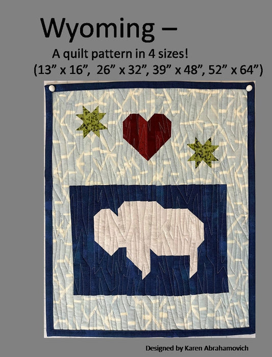 Wyoming Quilt Pattern - 4 Sizes!