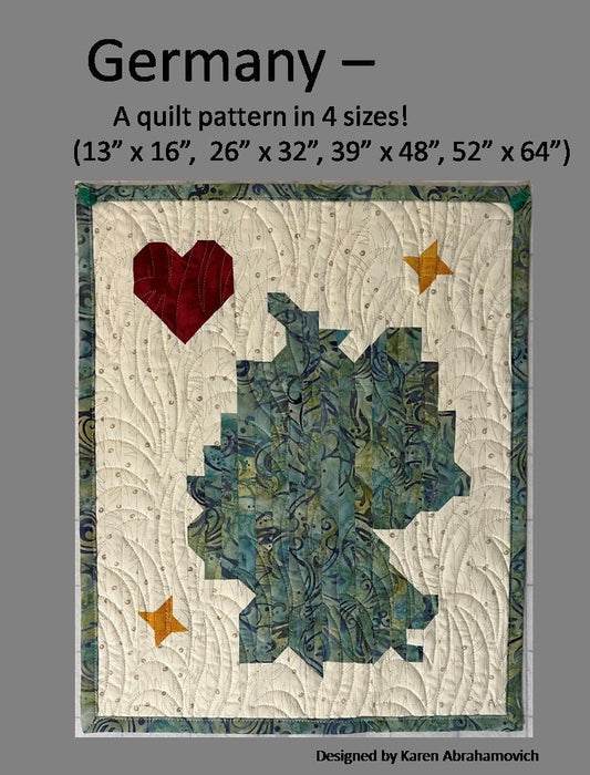 Germany Quilt Pattern - 4 Sizes!